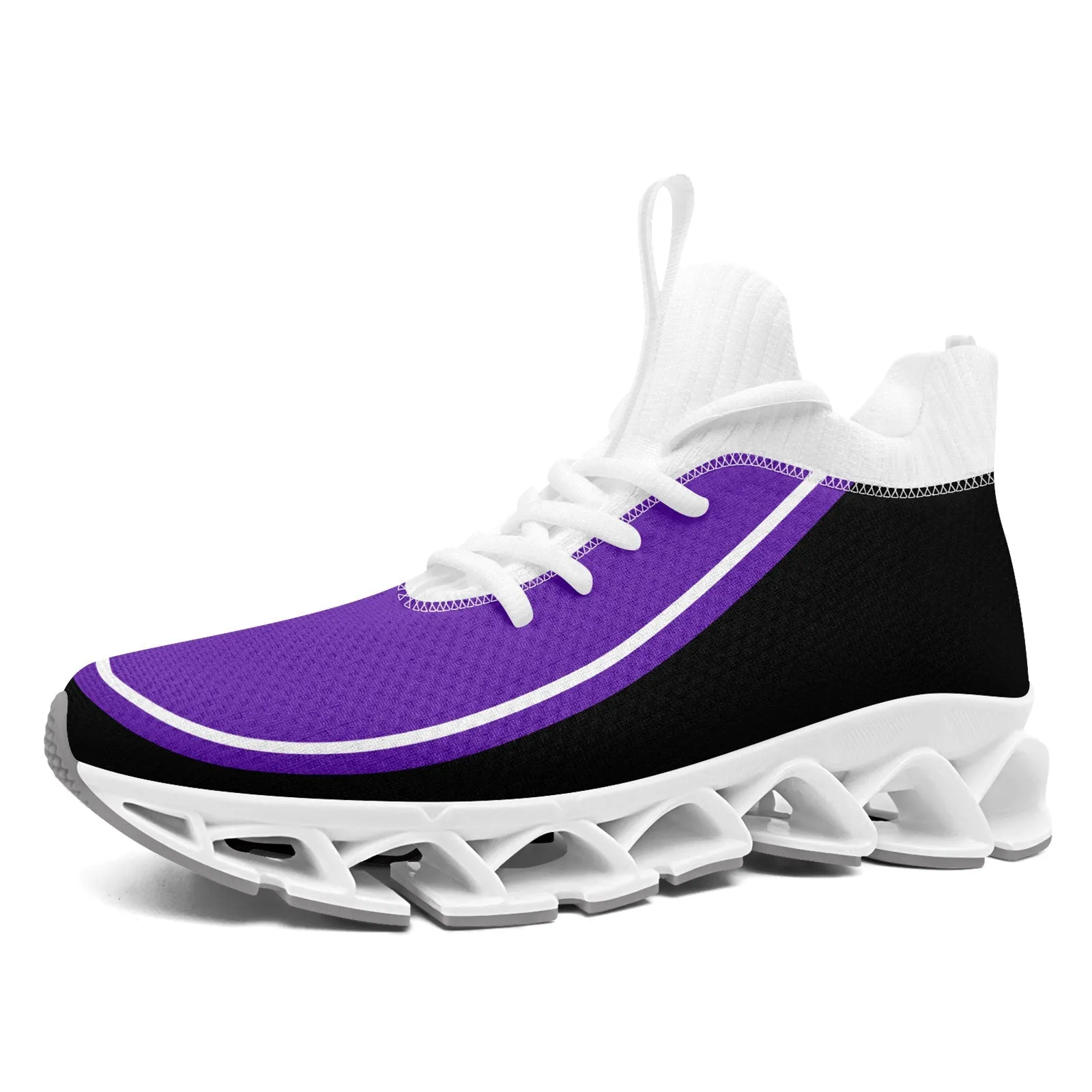 Corporate Gifts,Custom Purple Black Maxsoul Shoes Personalized Sneaker FN030XD-D020388-15