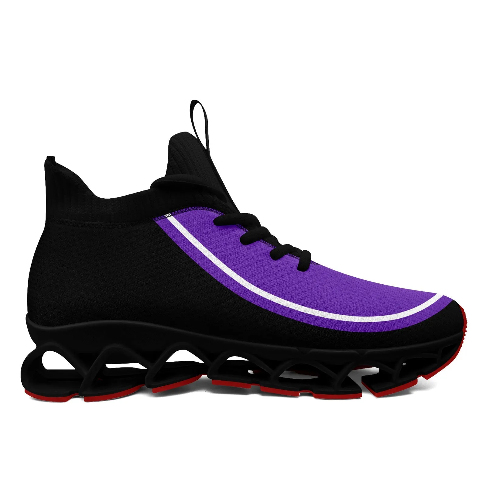 Corporate Gifts,Custom Purple Black Maxsoul Shoes Personalized Sneaker FN030XD-D020388-15
