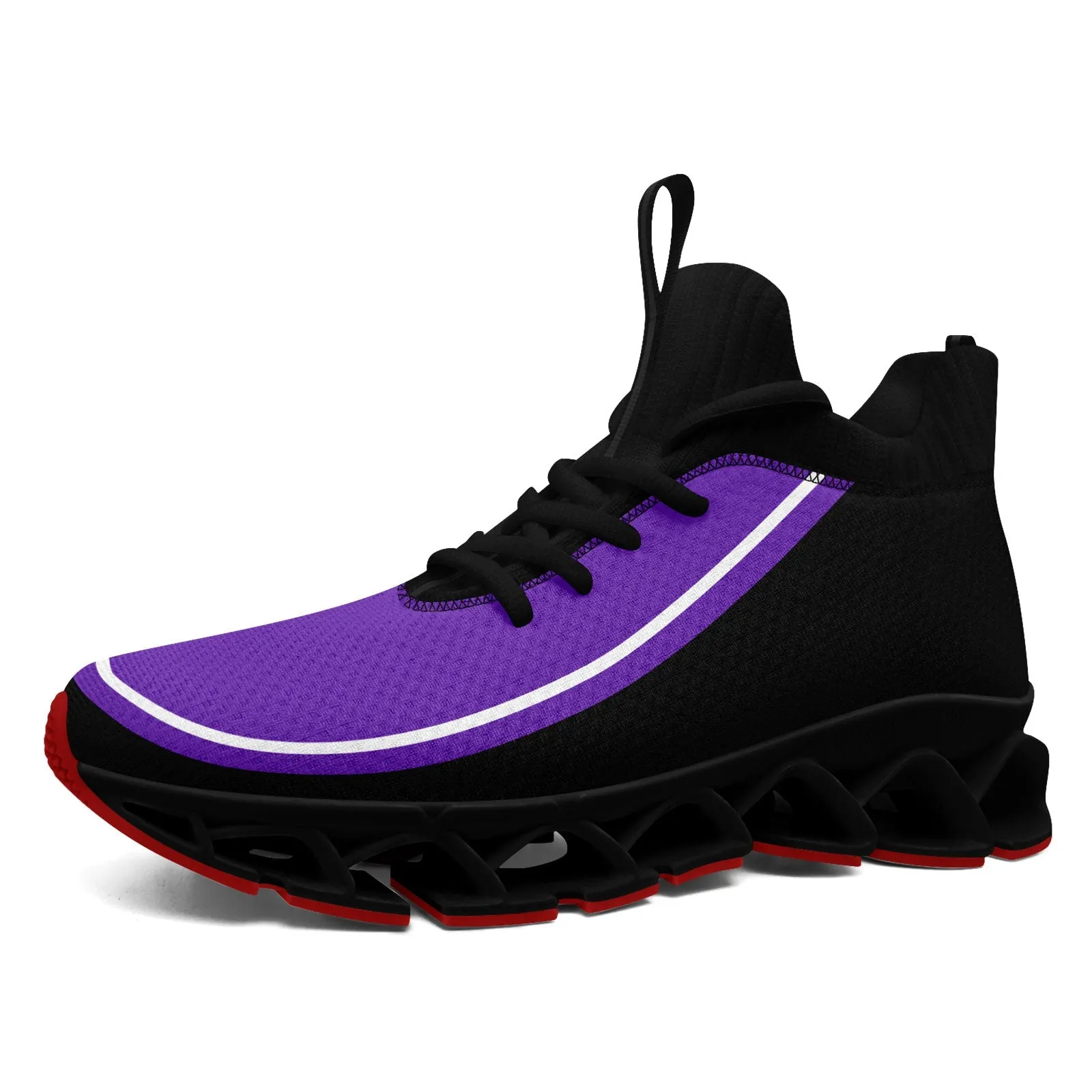 Corporate Gifts,Custom Purple Black Maxsoul Shoes Personalized Sneaker FN030XD-D020388-15
