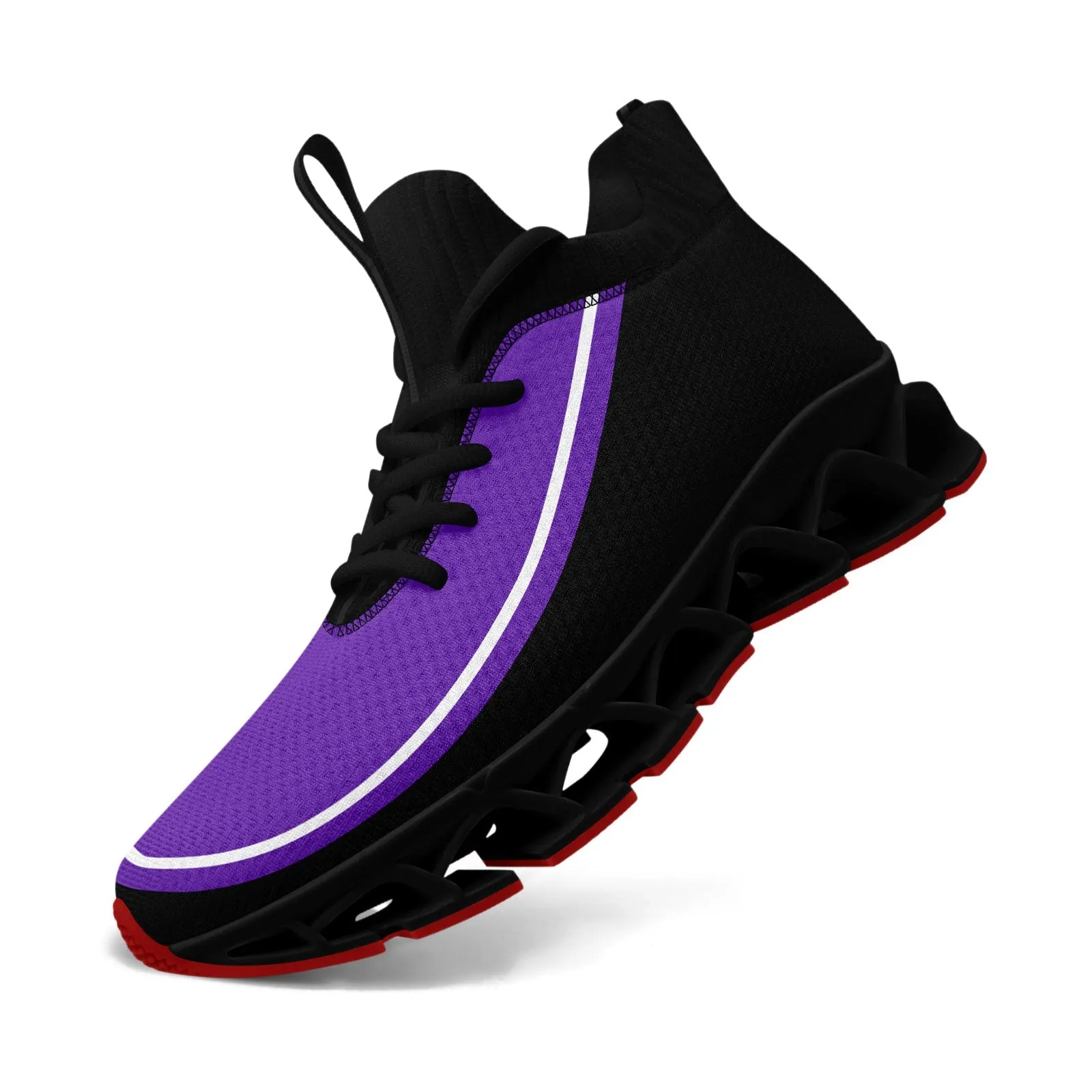 Corporate Gifts,Custom Purple Black Maxsoul Shoes Personalized Sneaker FN030XD-D020388-15