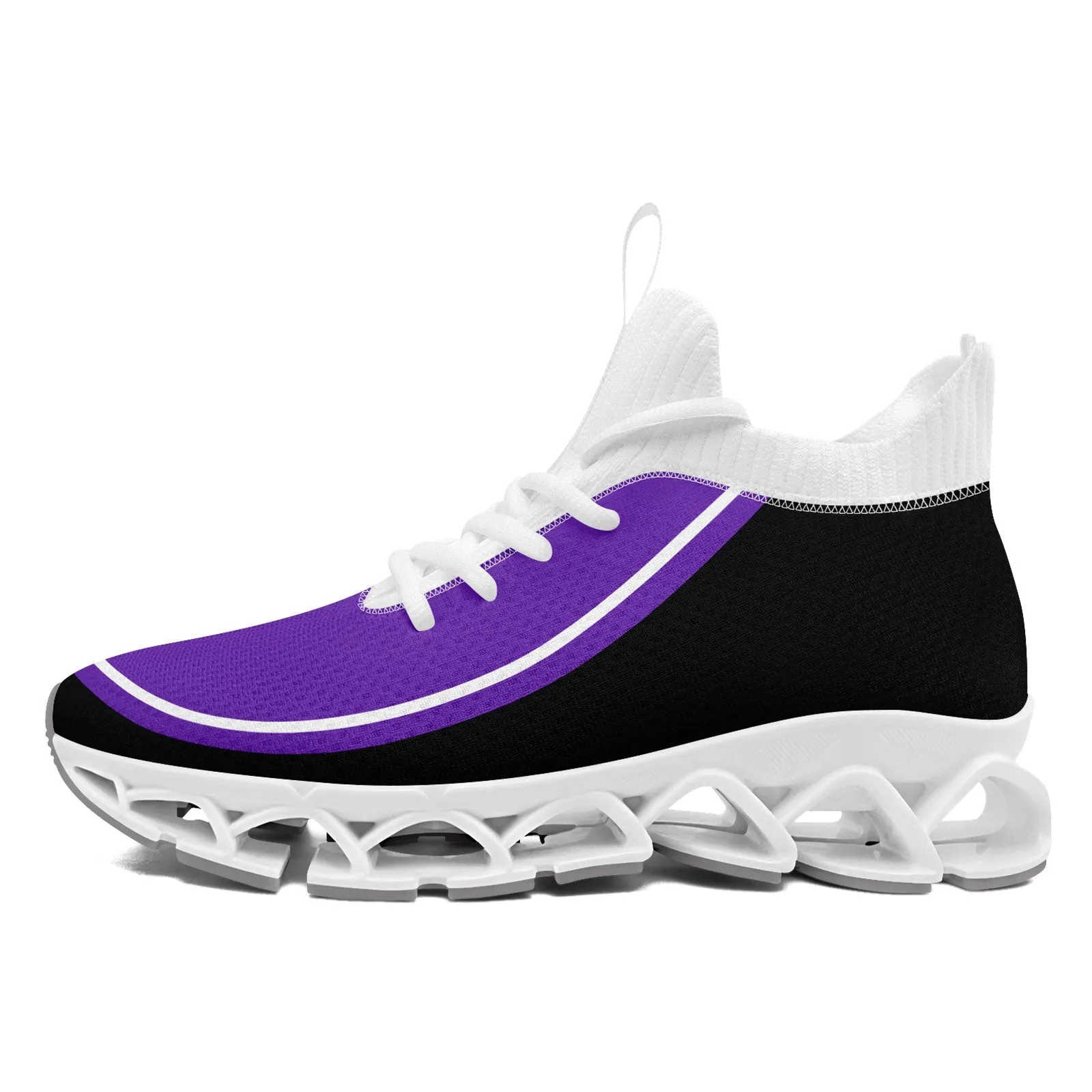 Corporate Gifts,Custom Purple Black Maxsoul Shoes Personalized Sneaker FN030XD-D020388-15