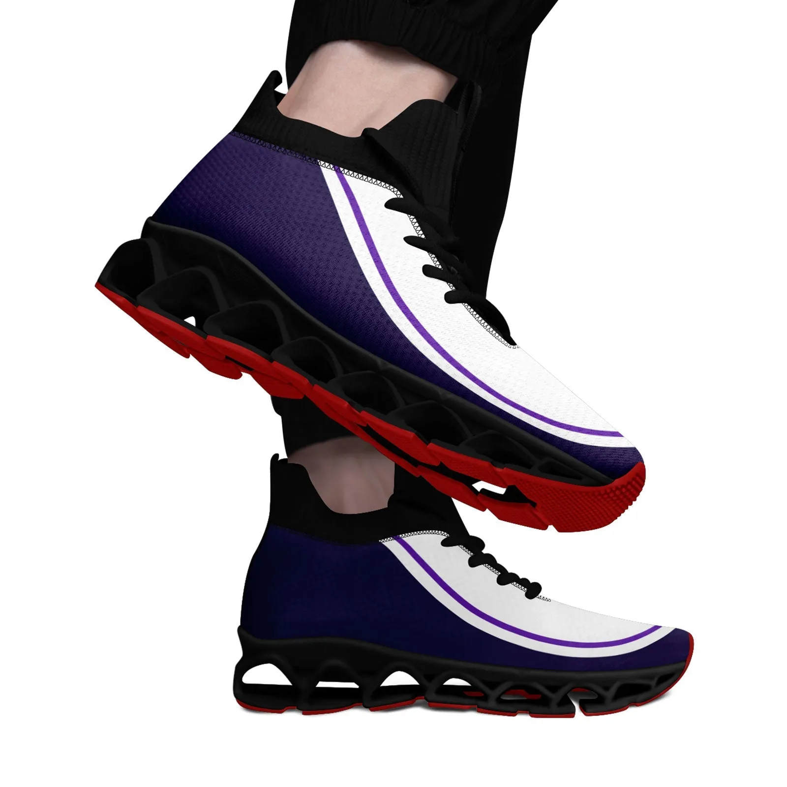 Corporate Gifts,Custom Purple Cream Maxsoul Shoes Personalized Sneaker FN030XD-D020388-16