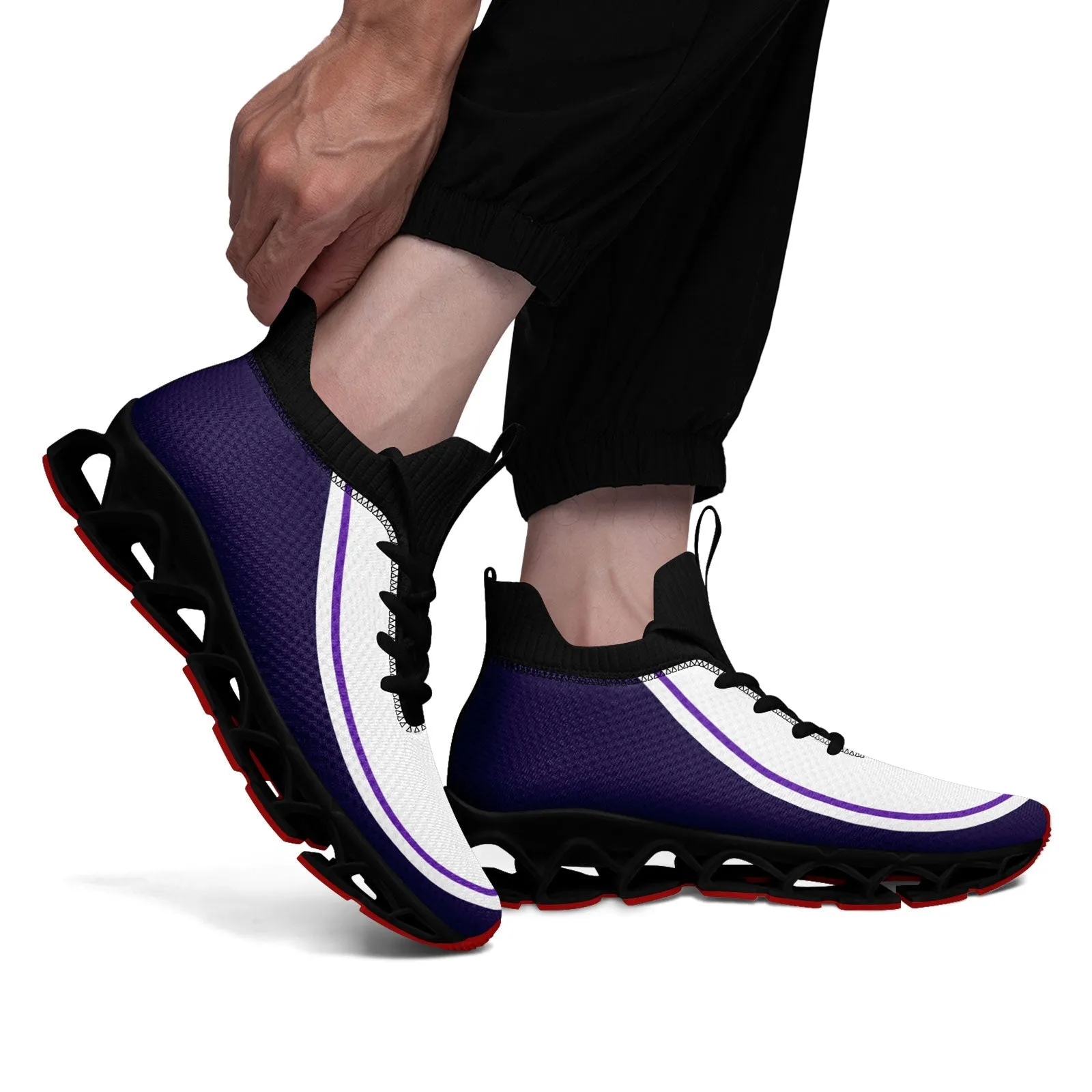 Corporate Gifts,Custom Purple Cream Maxsoul Shoes Personalized Sneaker FN030XD-D020388-16