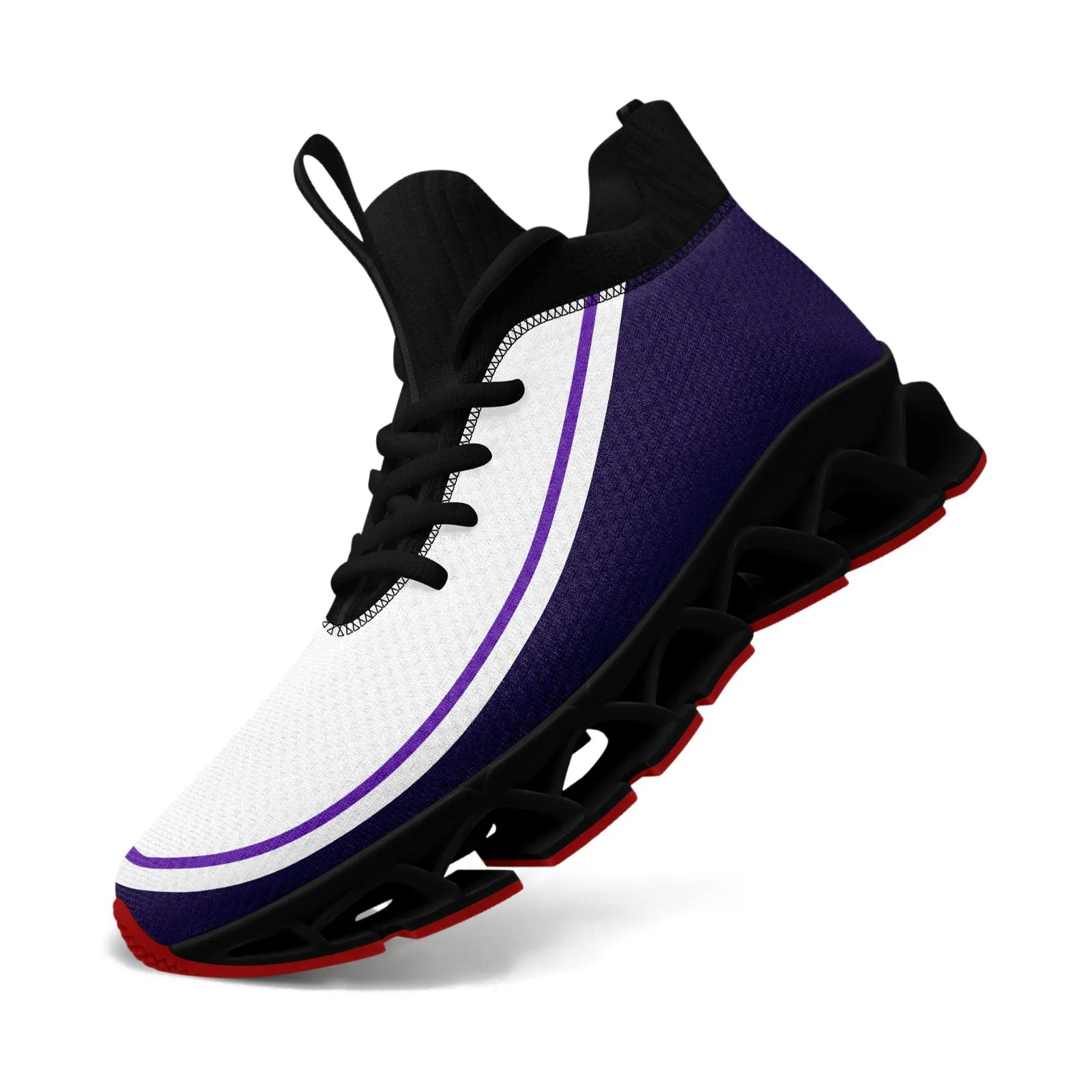 Corporate Gifts,Custom Purple Cream Maxsoul Shoes Personalized Sneaker FN030XD-D020388-16