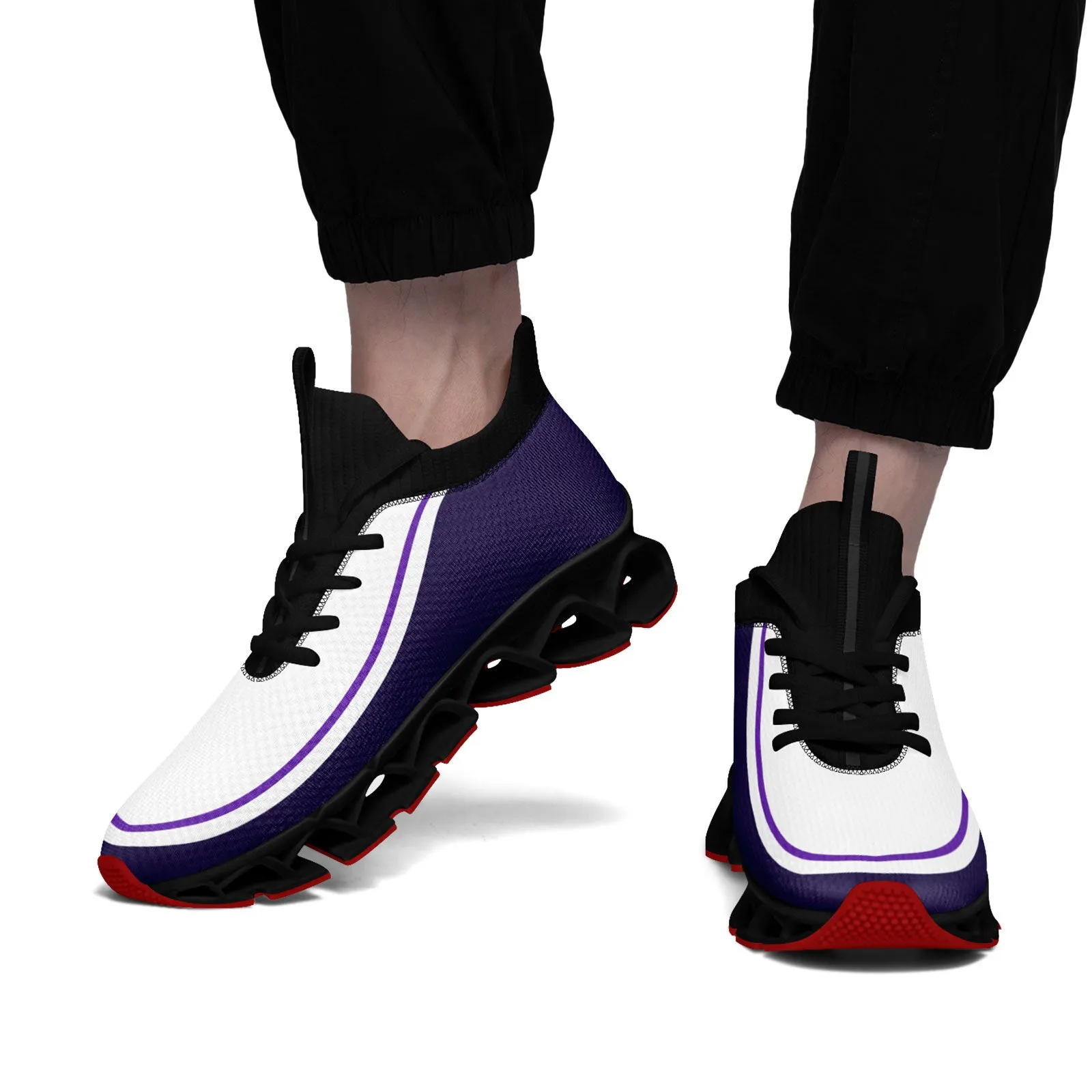 Corporate Gifts,Custom Purple Cream Maxsoul Shoes Personalized Sneaker FN030XD-D020388-16