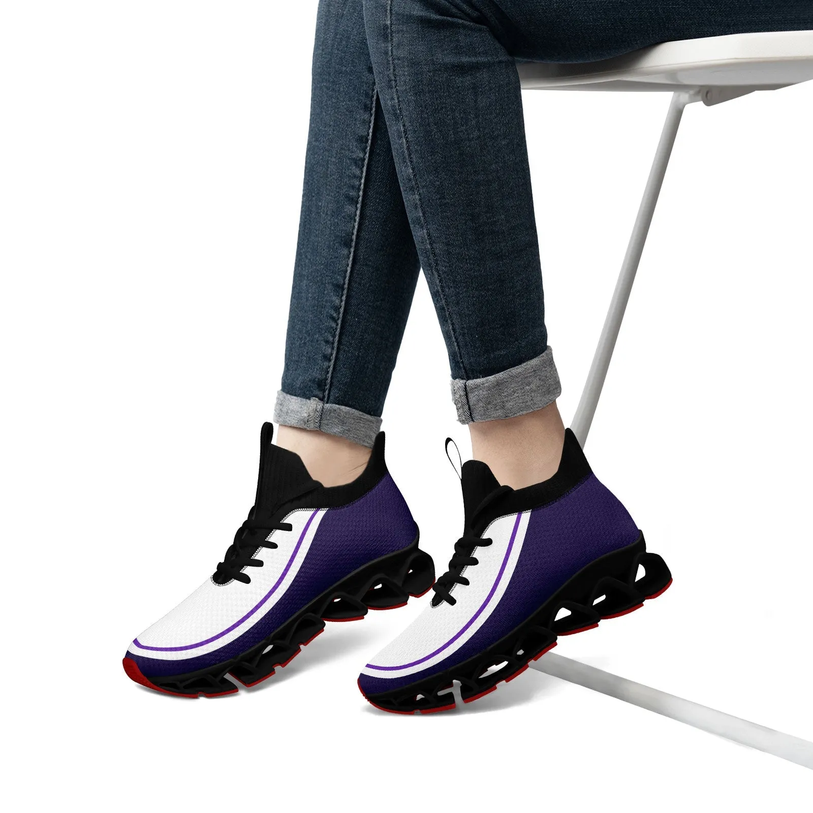 Corporate Gifts,Custom Purple Cream Maxsoul Shoes Personalized Sneaker FN030XD-D020388-16