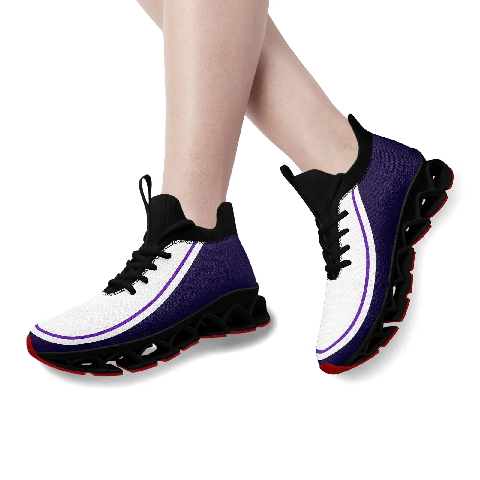 Corporate Gifts,Custom Purple Cream Maxsoul Shoes Personalized Sneaker FN030XD-D020388-16