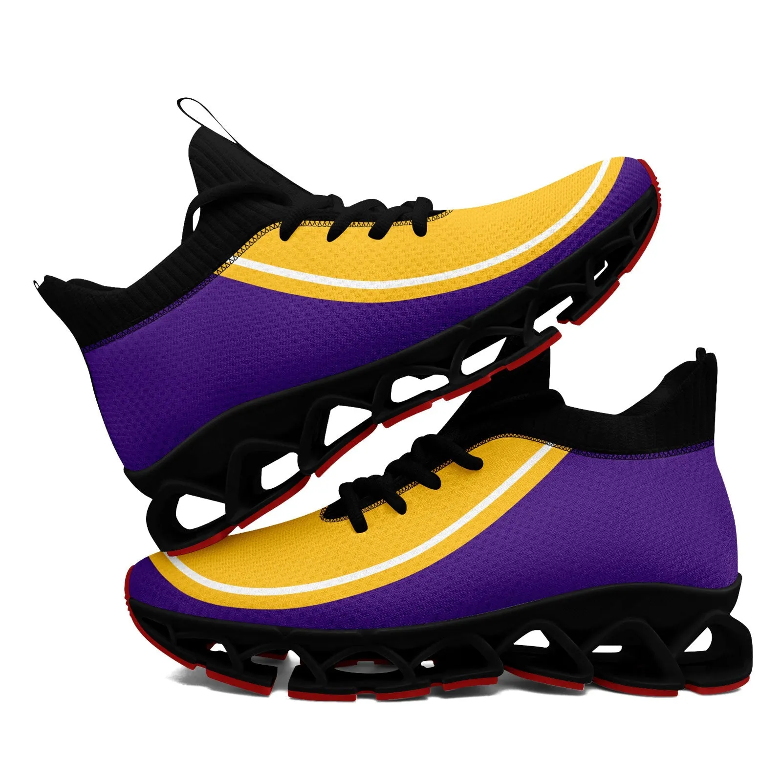 Corporate Gifts,Custom Purple Yellow Maxsoul Shoes Personalized Sneaker FN030XD-D020388-26