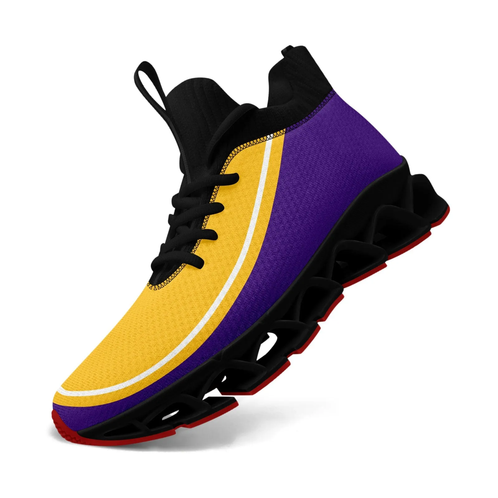 Corporate Gifts,Custom Purple Yellow Maxsoul Shoes Personalized Sneaker FN030XD-D020388-26