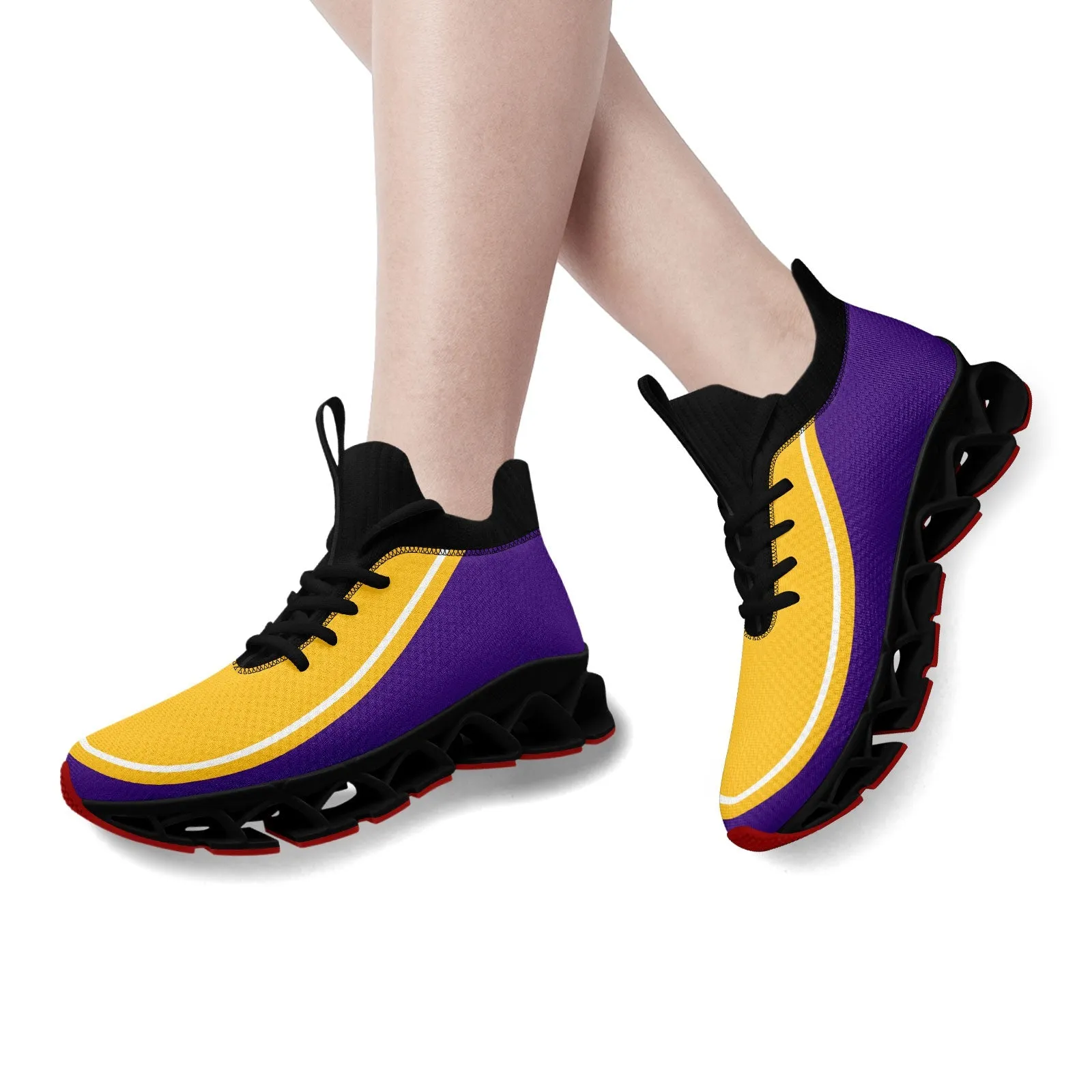 Corporate Gifts,Custom Purple Yellow Maxsoul Shoes Personalized Sneaker FN030XD-D020388-26