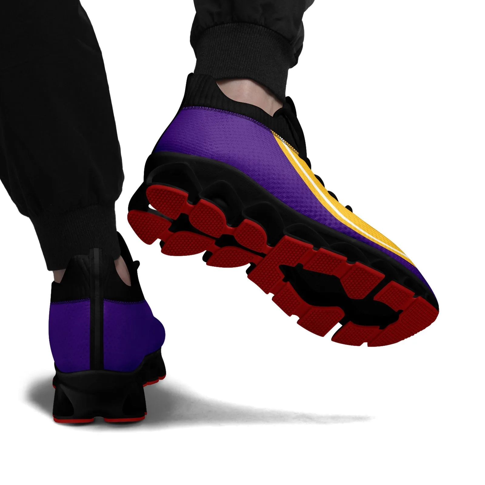 Corporate Gifts,Custom Purple Yellow Maxsoul Shoes Personalized Sneaker FN030XD-D020388-26
