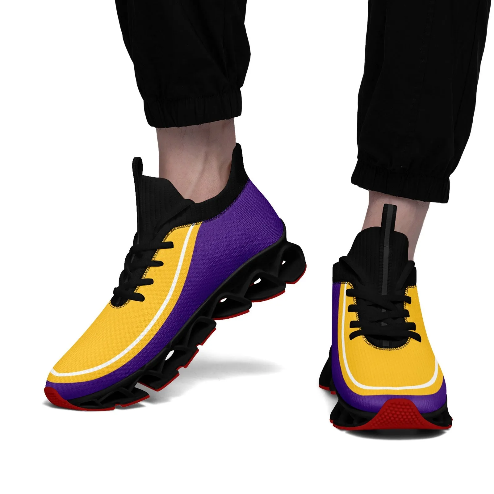 Corporate Gifts,Custom Purple Yellow Maxsoul Shoes Personalized Sneaker FN030XD-D020388-26