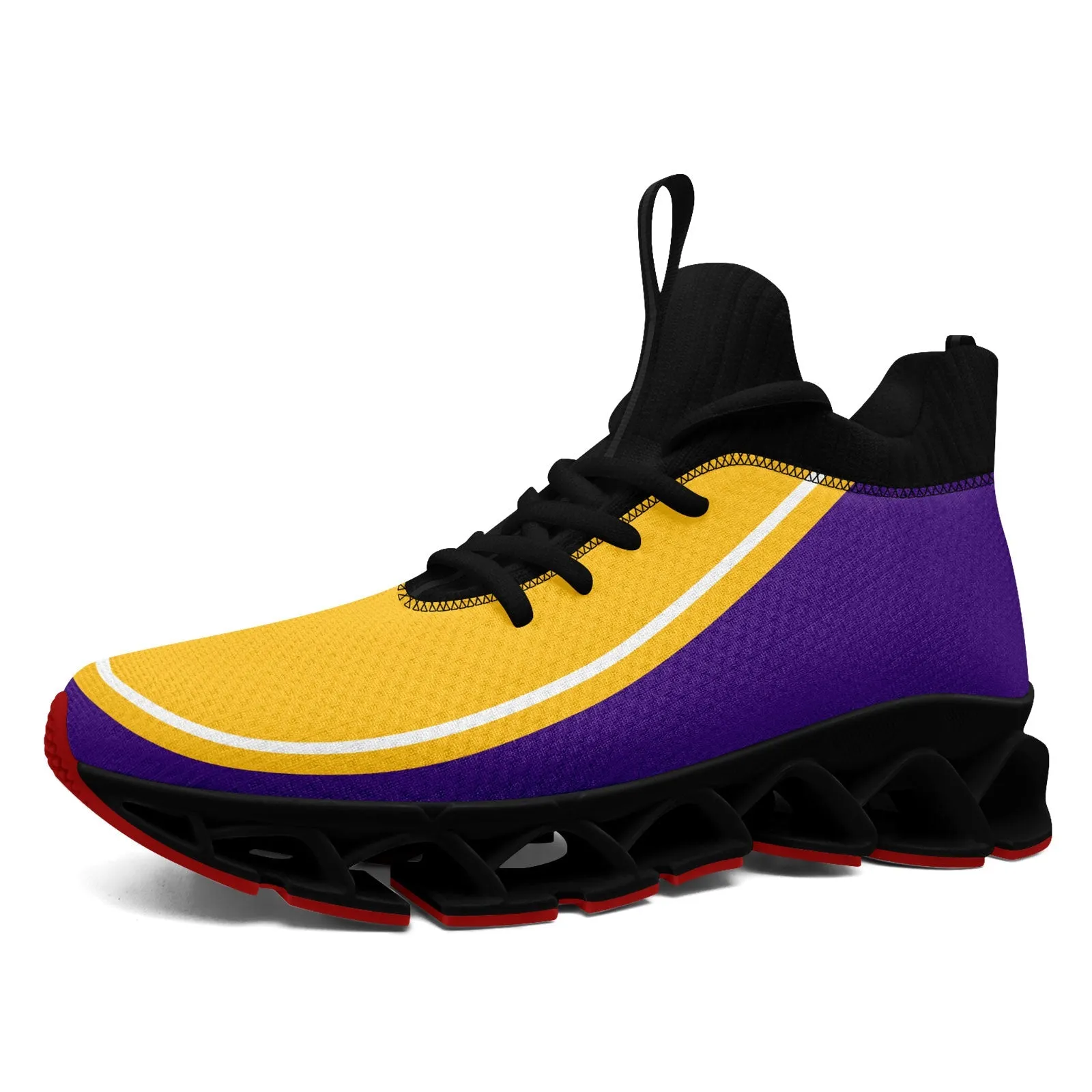Corporate Gifts,Custom Purple Yellow Maxsoul Shoes Personalized Sneaker FN030XD-D020388-26