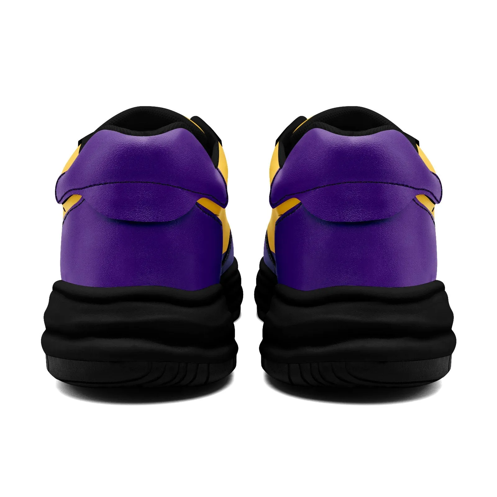 Corporate Gifts,Custom Purple Yellow Minnesota Shoes Personalized Sneaker FN032-D020389-17