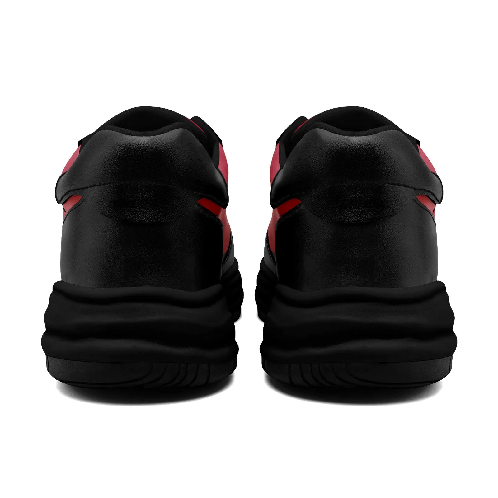 Corporate Gifts,Custom Red Black Atlanta Shoes Personalized Sneaker FN032-D020389-3