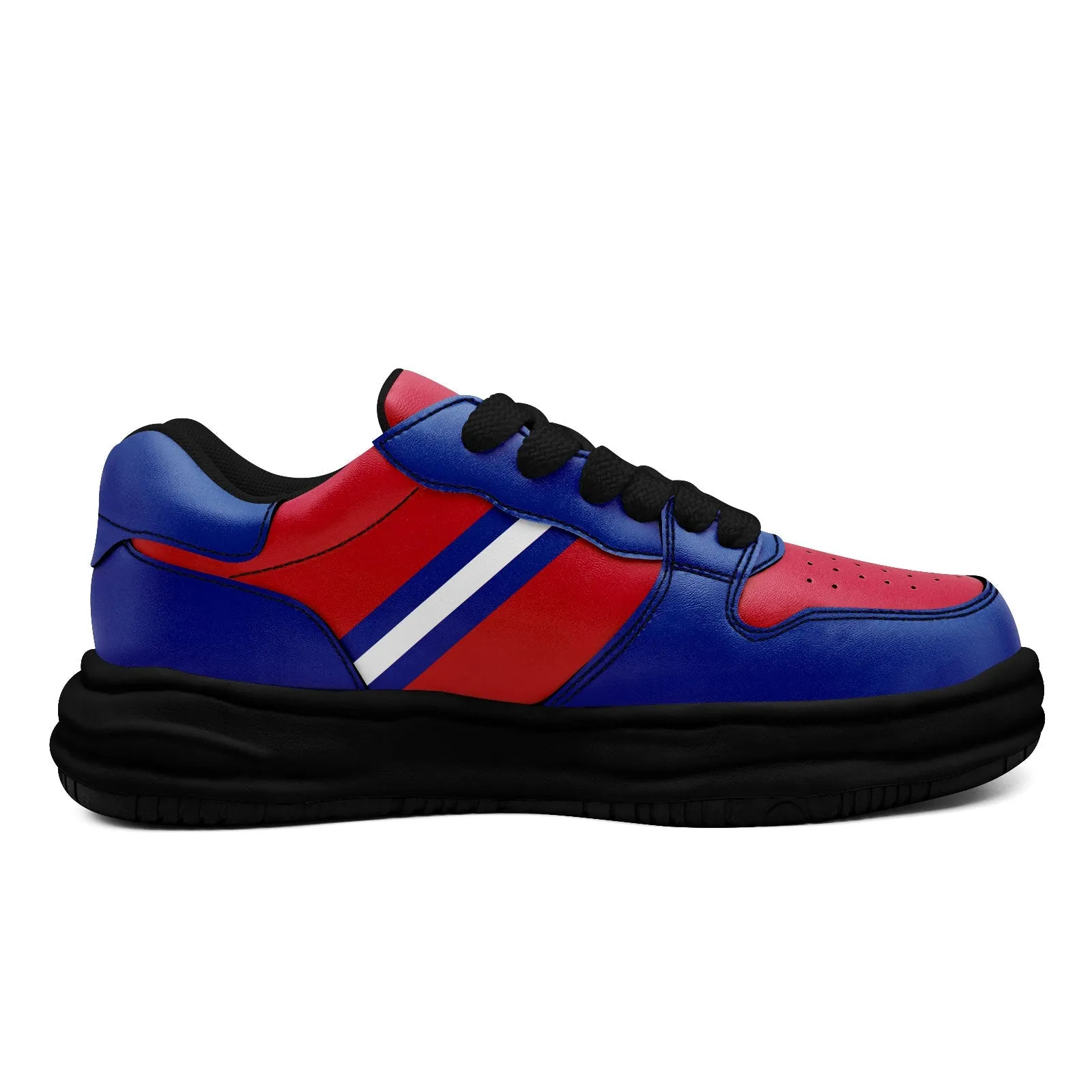 Corporate Gifts,Custom Red Blue Buffalo Shoes Personalized Sneaker FN032-D020389-4