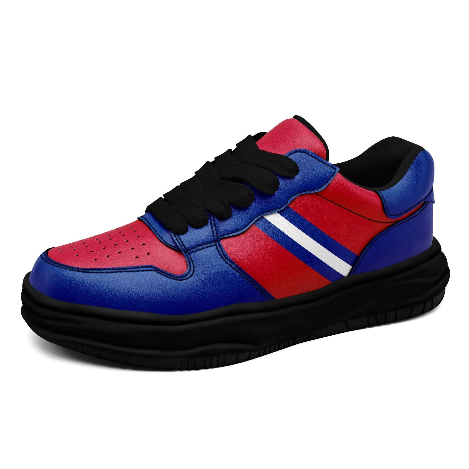 Corporate Gifts,Custom Red Blue Buffalo Shoes Personalized Sneaker FN032-D020389-4