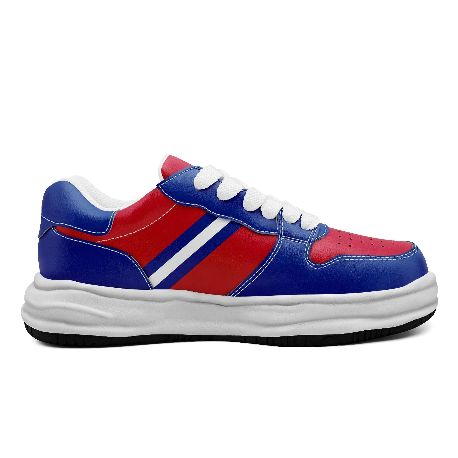 Corporate Gifts,Custom Red Blue Buffalo Shoes Personalized Sneaker FN032-D020389-4