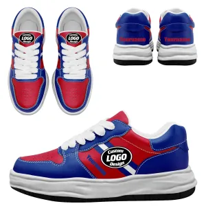Corporate Gifts,Custom Red Blue Buffalo Shoes Personalized Sneaker FN032-D020389-4