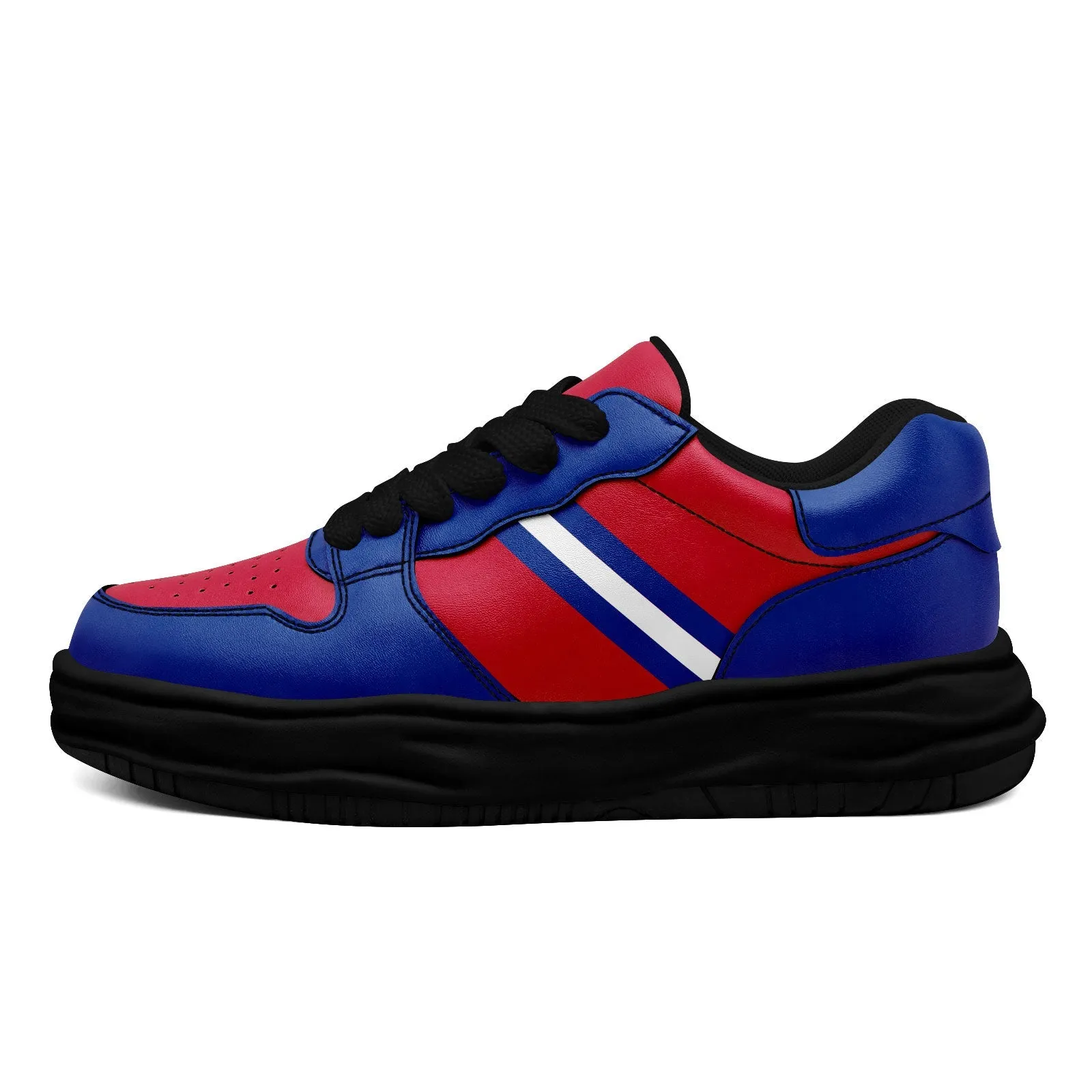 Corporate Gifts,Custom Red Blue Buffalo Shoes Personalized Sneaker FN032-D020389-4
