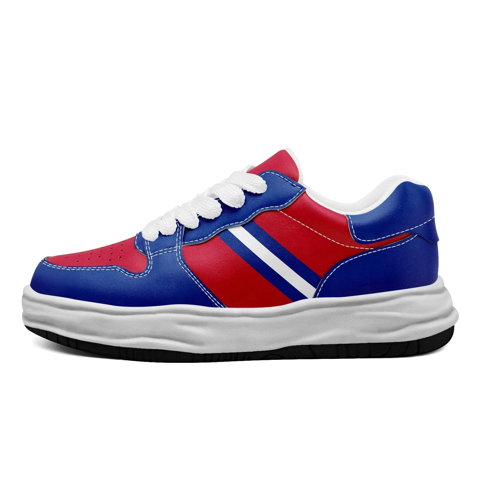 Corporate Gifts,Custom Red Blue Buffalo Shoes Personalized Sneaker FN032-D020389-4