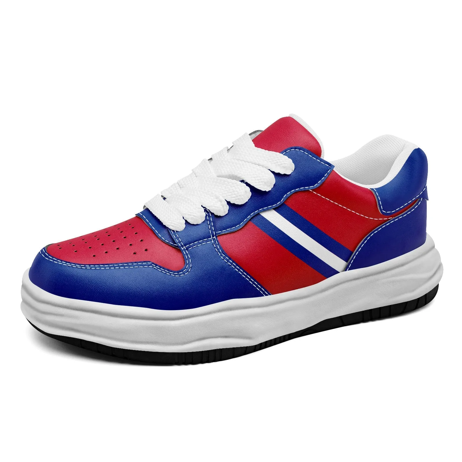 Corporate Gifts,Custom Red Blue Buffalo Shoes Personalized Sneaker FN032-D020389-4