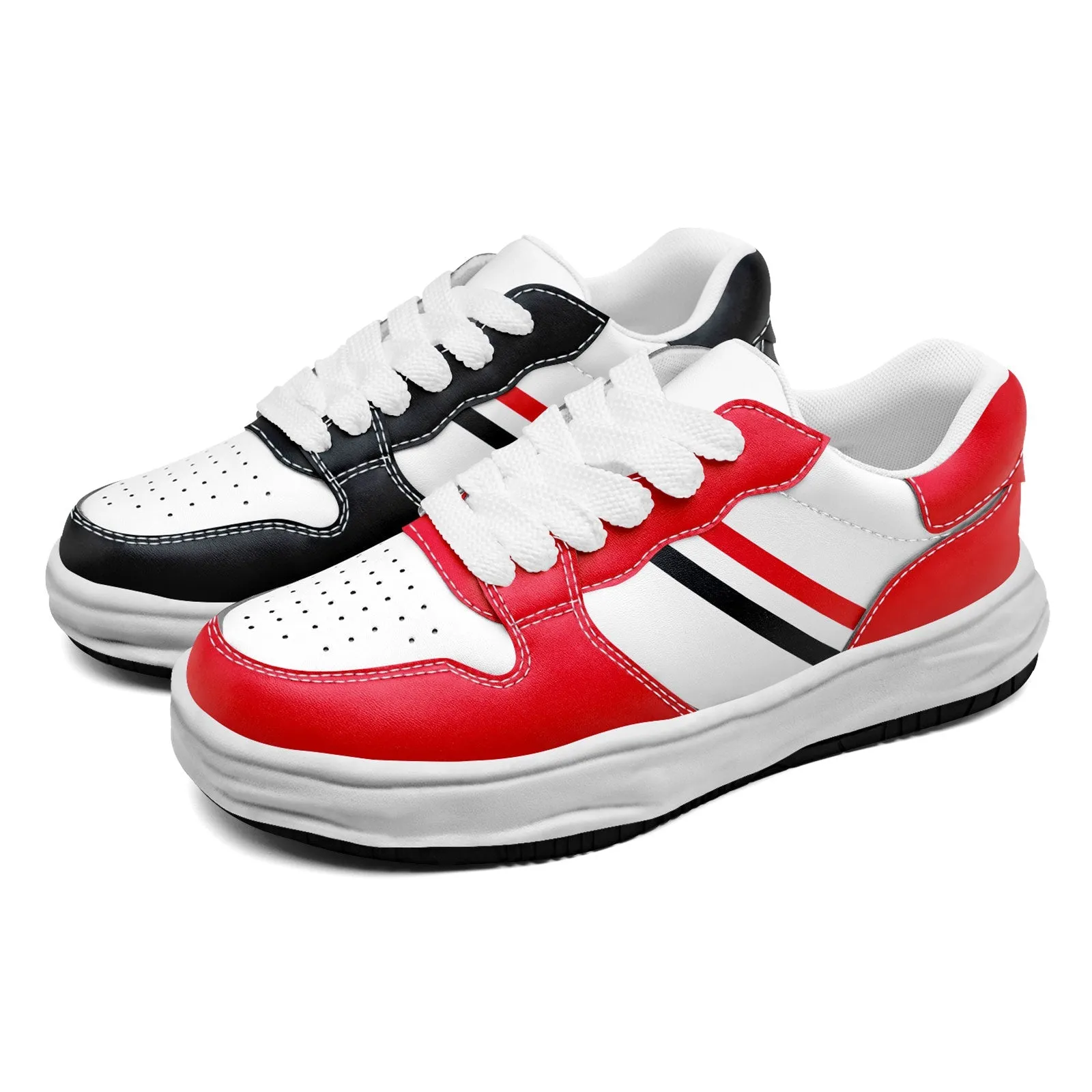 Corporate Gifts,Custom Red Blue Houston Shoes Personalized Sneaker FN032-D020389-12