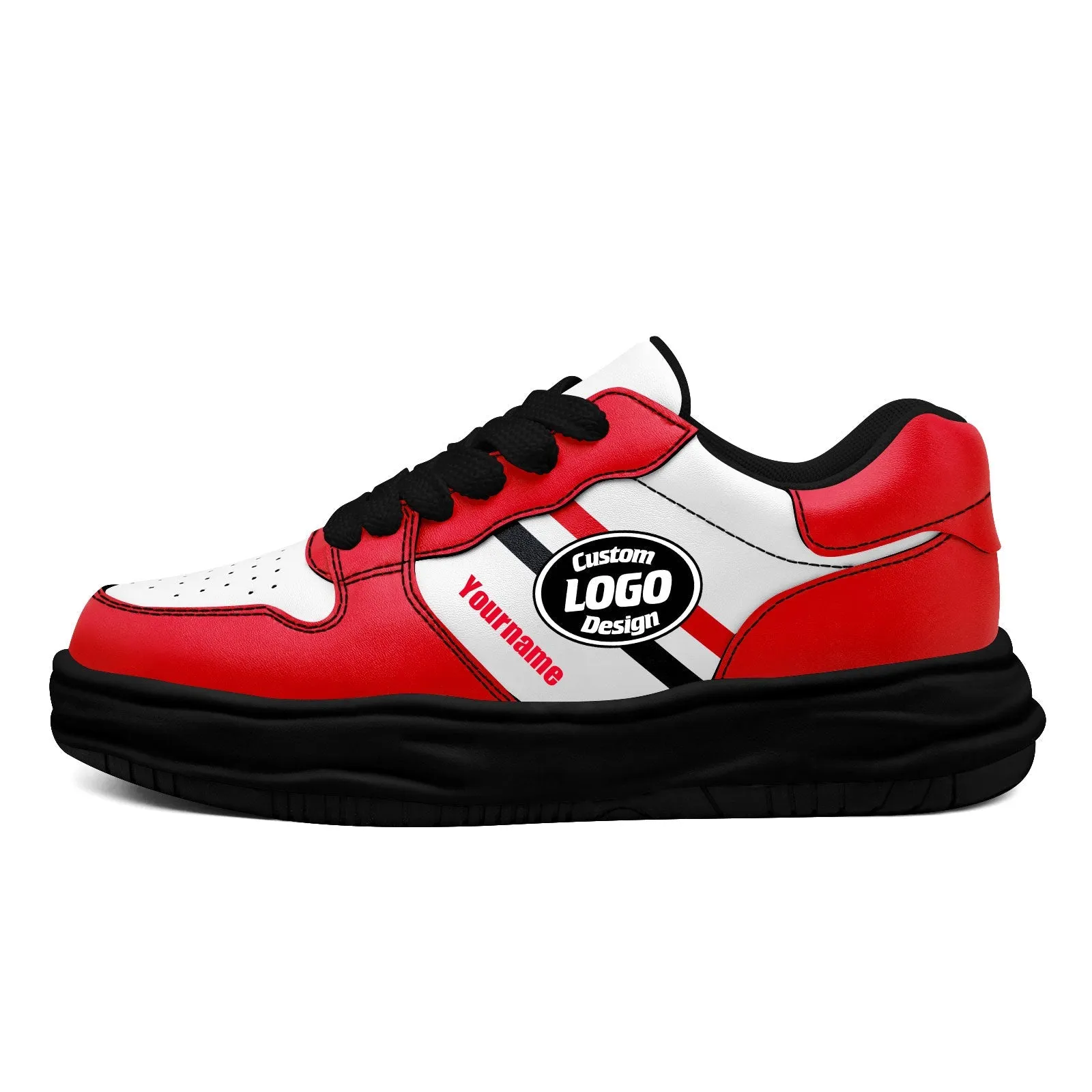 Corporate Gifts,Custom Red Blue Houston Shoes Personalized Sneaker FN032-D020389-12