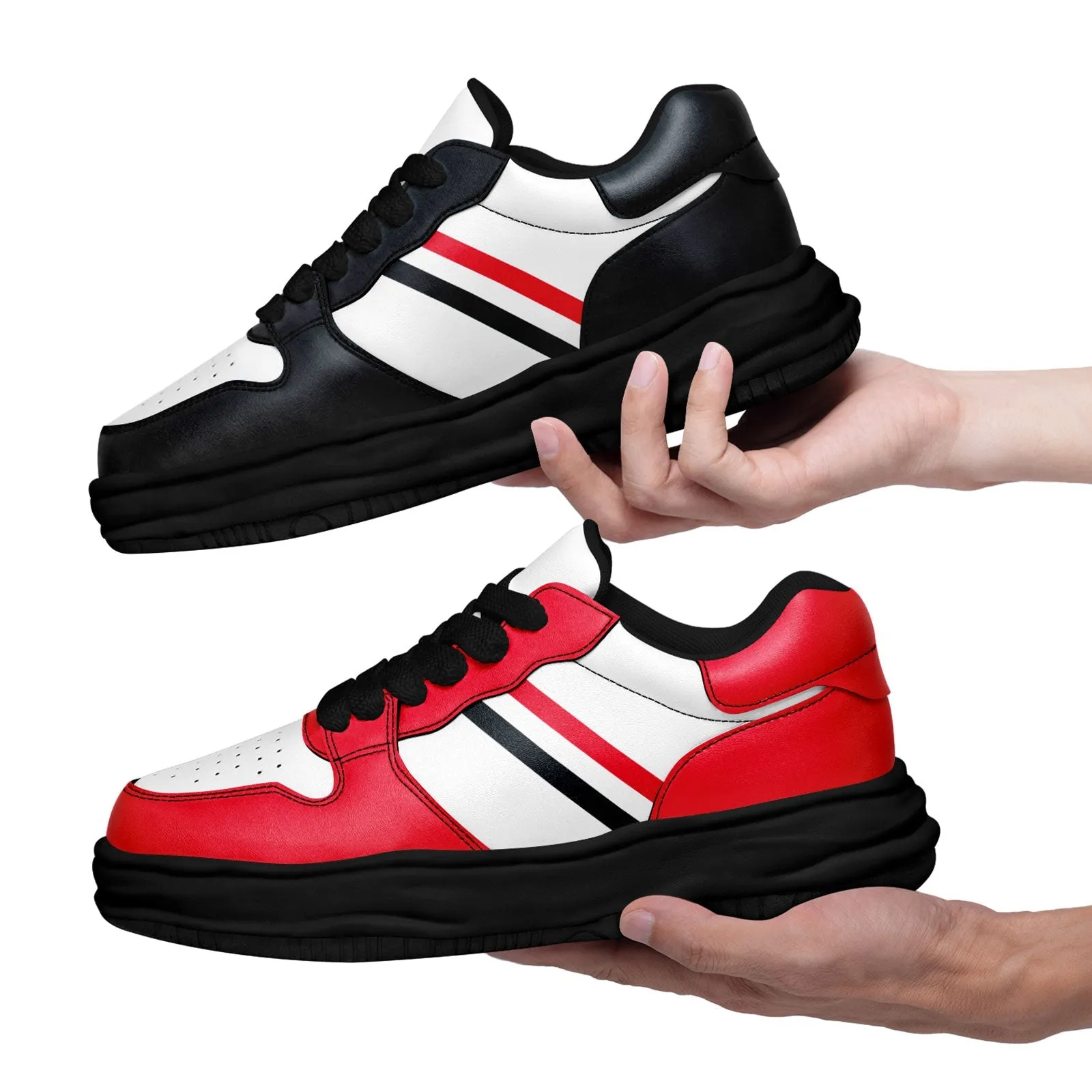 Corporate Gifts,Custom Red Blue Houston Shoes Personalized Sneaker FN032-D020389-12