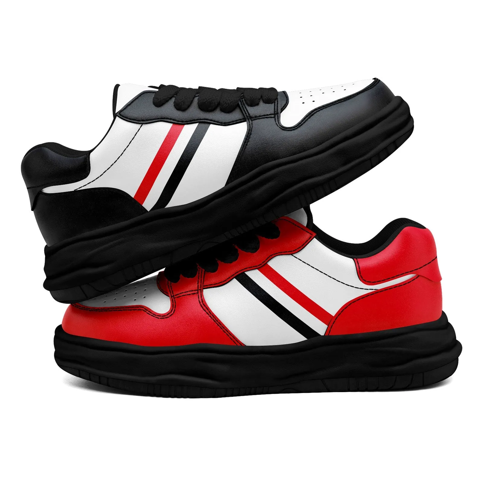 Corporate Gifts,Custom Red Blue Houston Shoes Personalized Sneaker FN032-D020389-12
