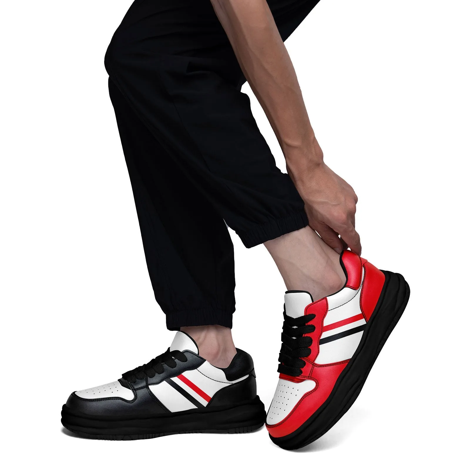 Corporate Gifts,Custom Red Blue Houston Shoes Personalized Sneaker FN032-D020389-12