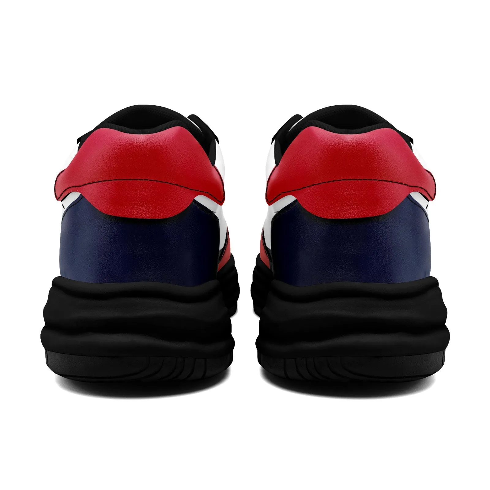 Corporate Gifts,Custom Red Blue New England Shoes Personalized Sneaker FN032-D020389-26