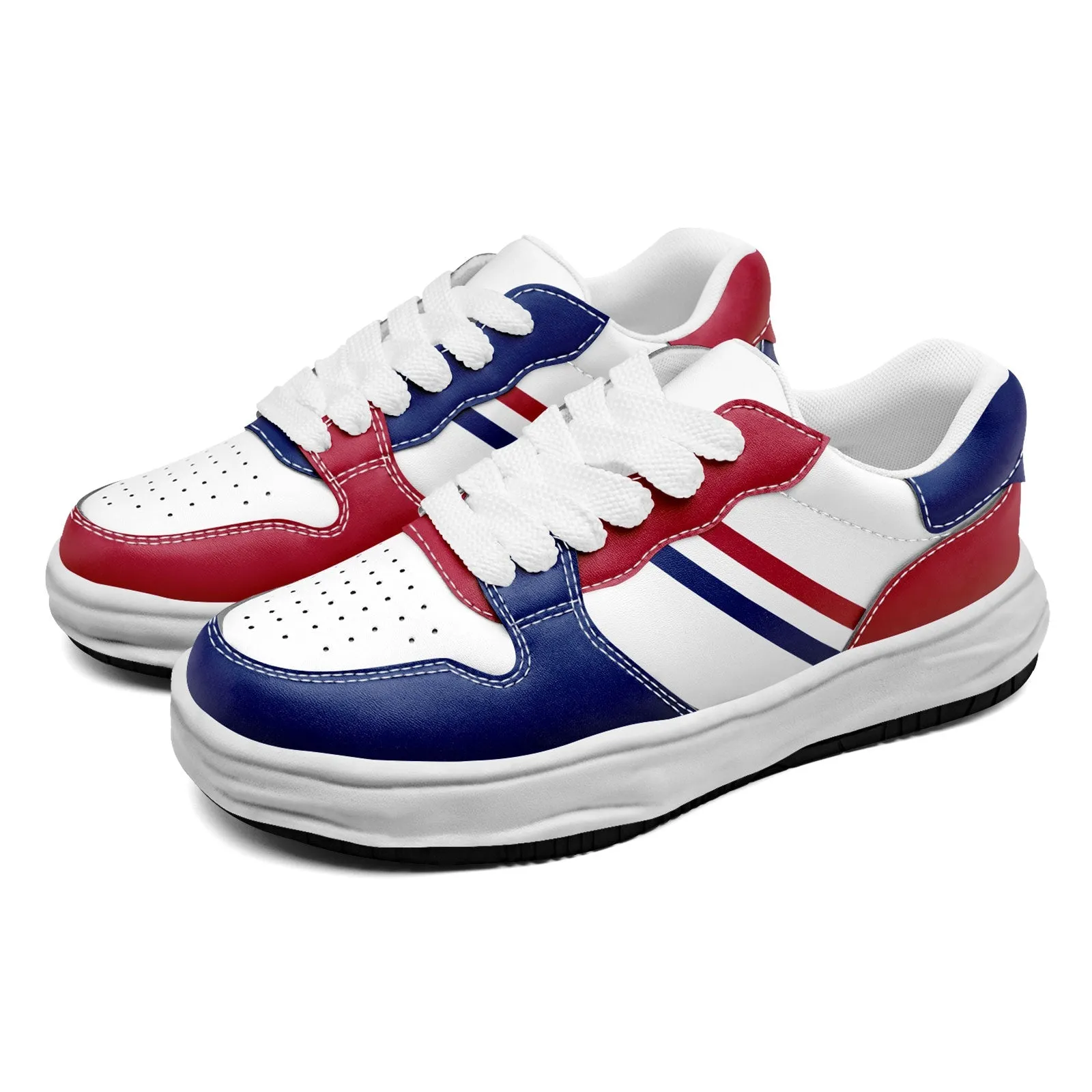 Corporate Gifts,Custom Red Blue New York Shoes Personalized Sneaker FN032-D020389-21