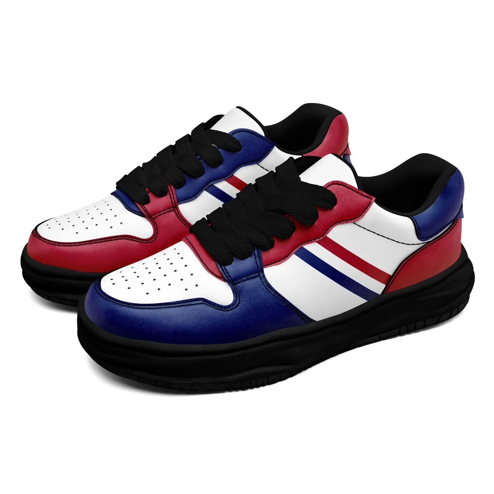 Corporate Gifts,Custom Red Blue New York Shoes Personalized Sneaker FN032-D020389-21