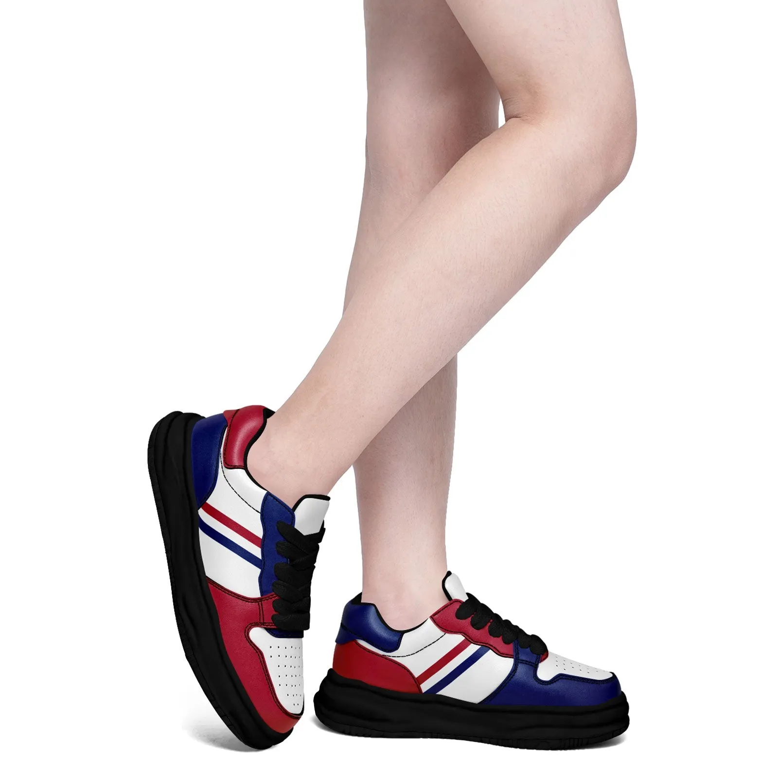 Corporate Gifts,Custom Red Blue New York Shoes Personalized Sneaker FN032-D020389-21