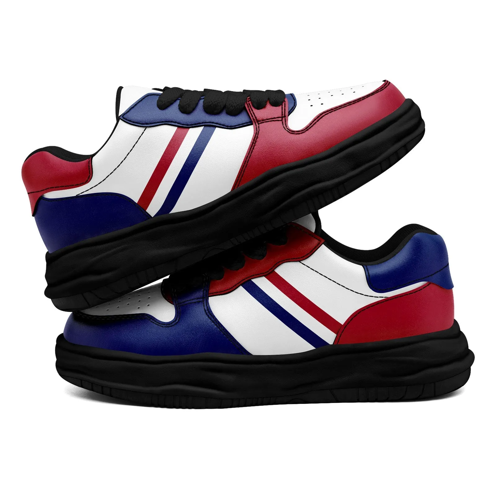 Corporate Gifts,Custom Red Blue New York Shoes Personalized Sneaker FN032-D020389-21