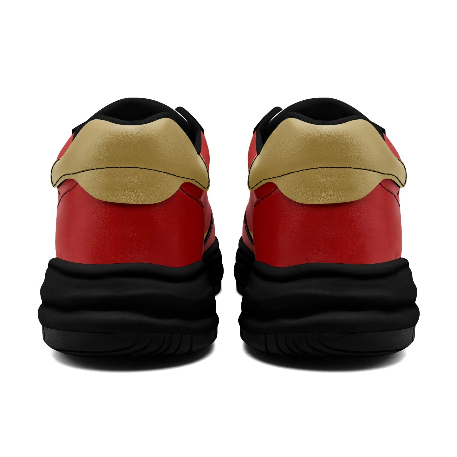Corporate Gifts,Custom Red Gold San Francisco Shoes Personalized Sneaker FN032-D020389-25