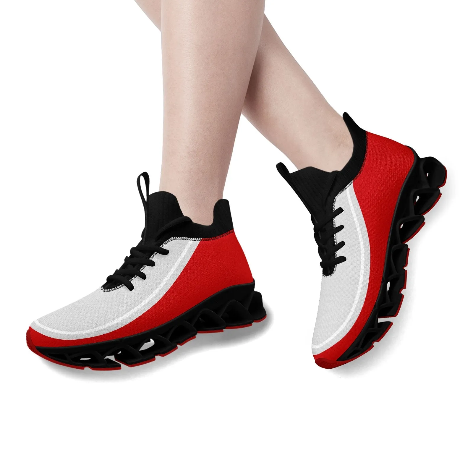 Corporate Gifts,Custom Red Gray Maxsoul Shoes Personalized Sneaker FN030XD-D020388-21
