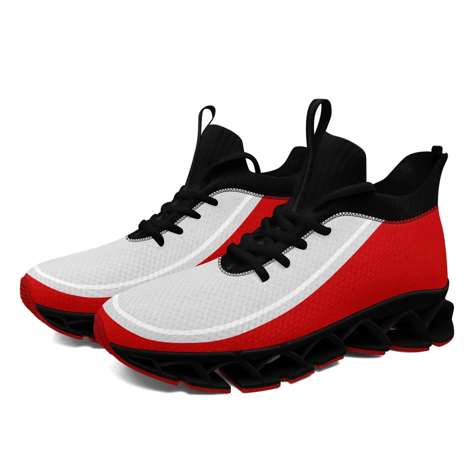 Corporate Gifts,Custom Red Gray Maxsoul Shoes Personalized Sneaker FN030XD-D020388-21