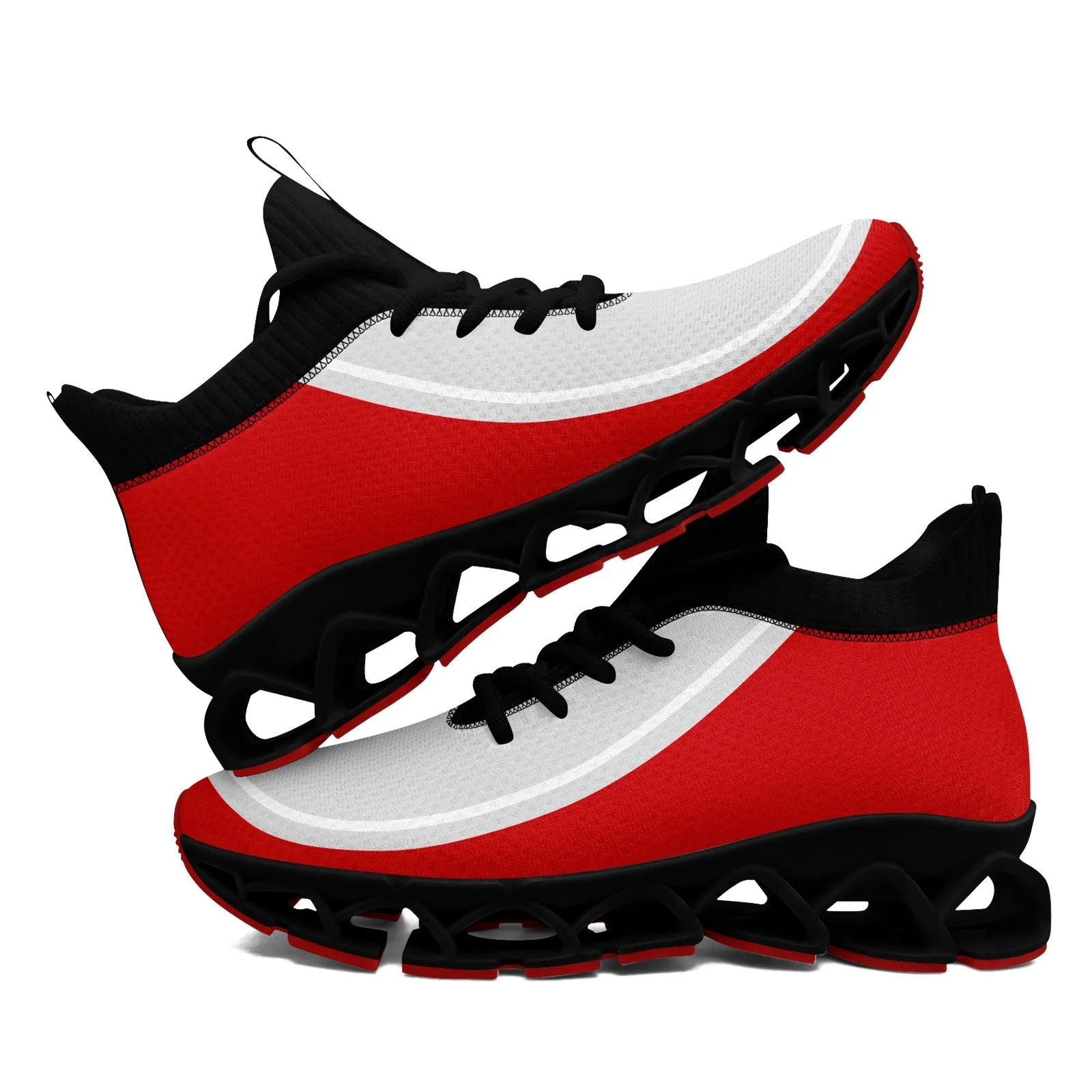 Corporate Gifts,Custom Red Gray Maxsoul Shoes Personalized Sneaker FN030XD-D020388-21