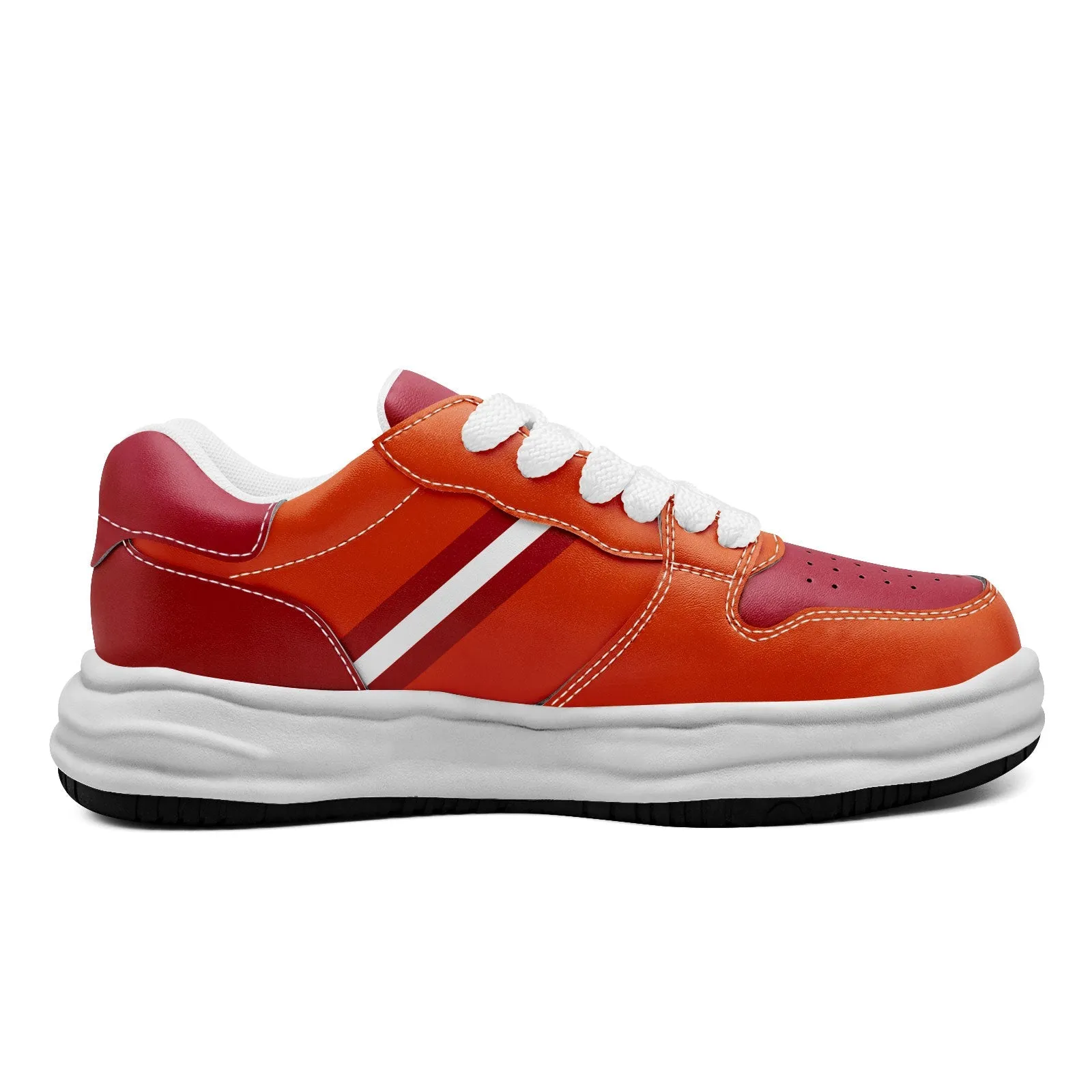 Corporate Gifts,Custom Red Orange Tampa Bay Shoes Personalized Sneaker FN032-D020389-29