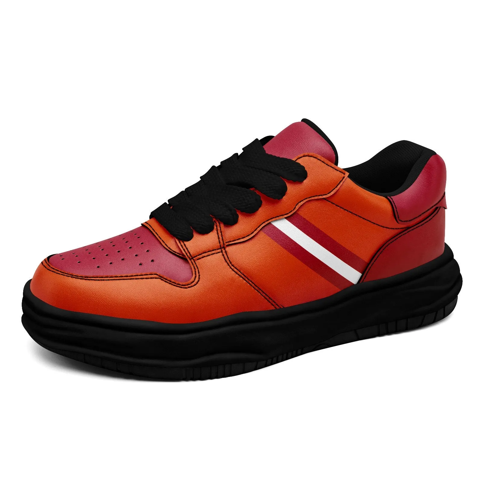 Corporate Gifts,Custom Red Orange Tampa Bay Shoes Personalized Sneaker FN032-D020389-29