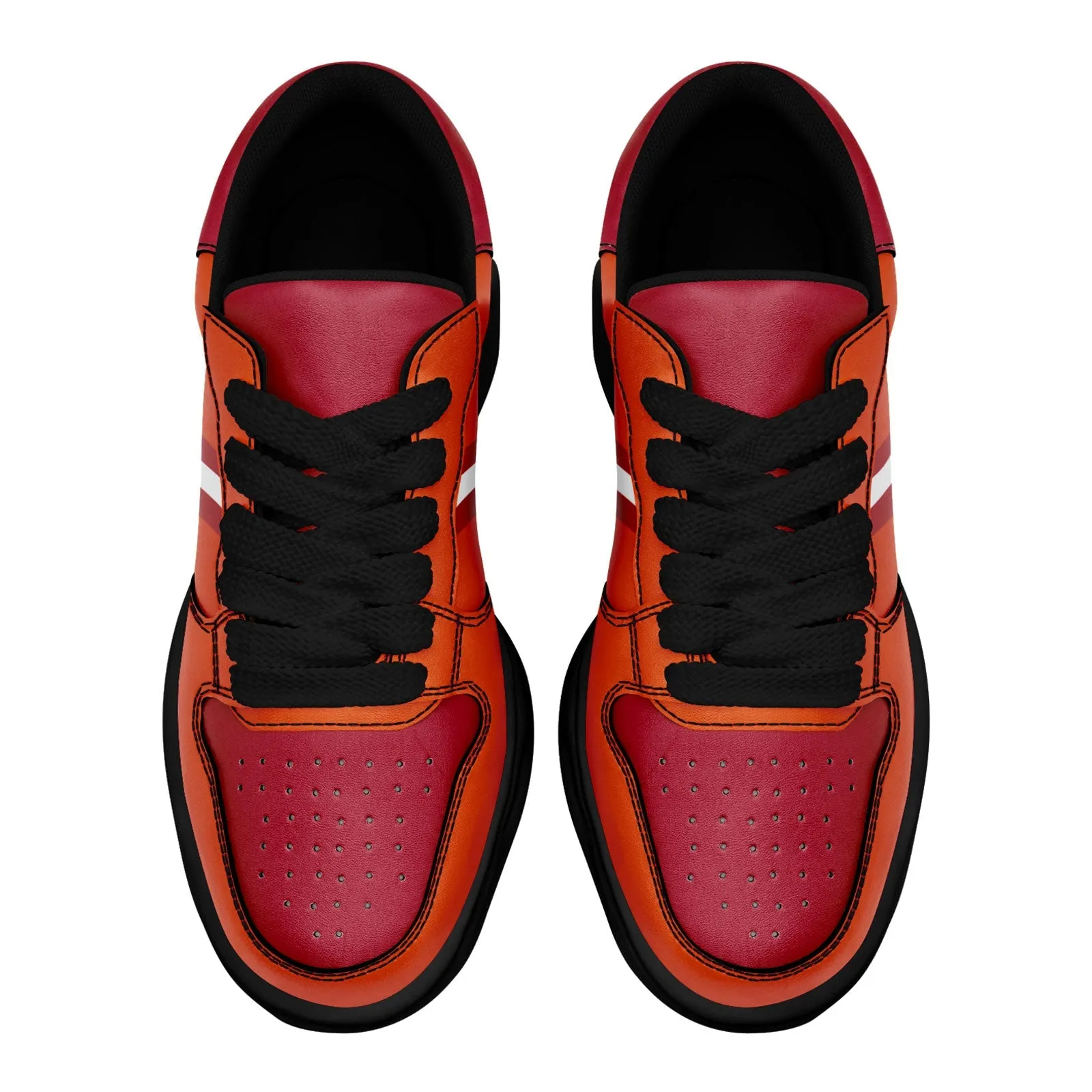 Corporate Gifts,Custom Red Orange Tampa Bay Shoes Personalized Sneaker FN032-D020389-29