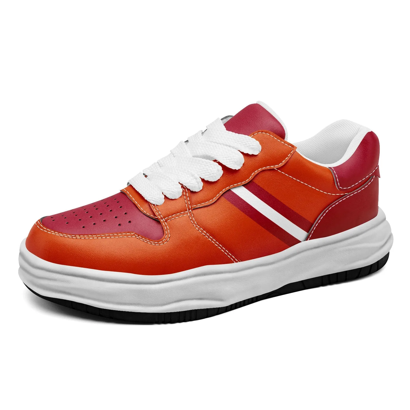 Corporate Gifts,Custom Red Orange Tampa Bay Shoes Personalized Sneaker FN032-D020389-29