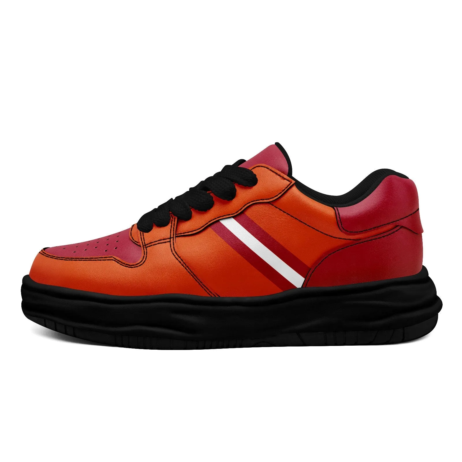Corporate Gifts,Custom Red Orange Tampa Bay Shoes Personalized Sneaker FN032-D020389-29