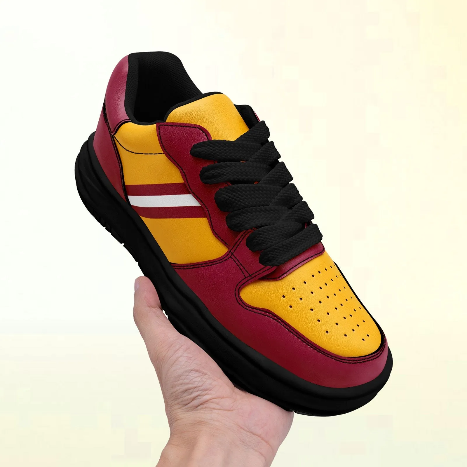 Corporate Gifts,Custom Red Yellow Arizona Shoes Personalized Sneaker FN032-D020389-1
