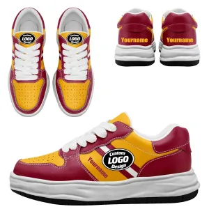 Corporate Gifts,Custom Red Yellow Arizona Shoes Personalized Sneaker FN032-D020389-1