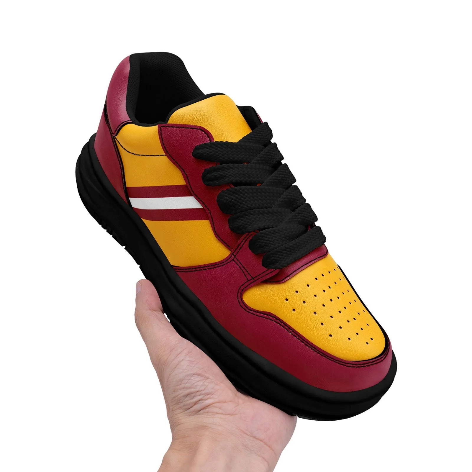 Corporate Gifts,Custom Red Yellow Arizona Shoes Personalized Sneaker FN032-D020389-1