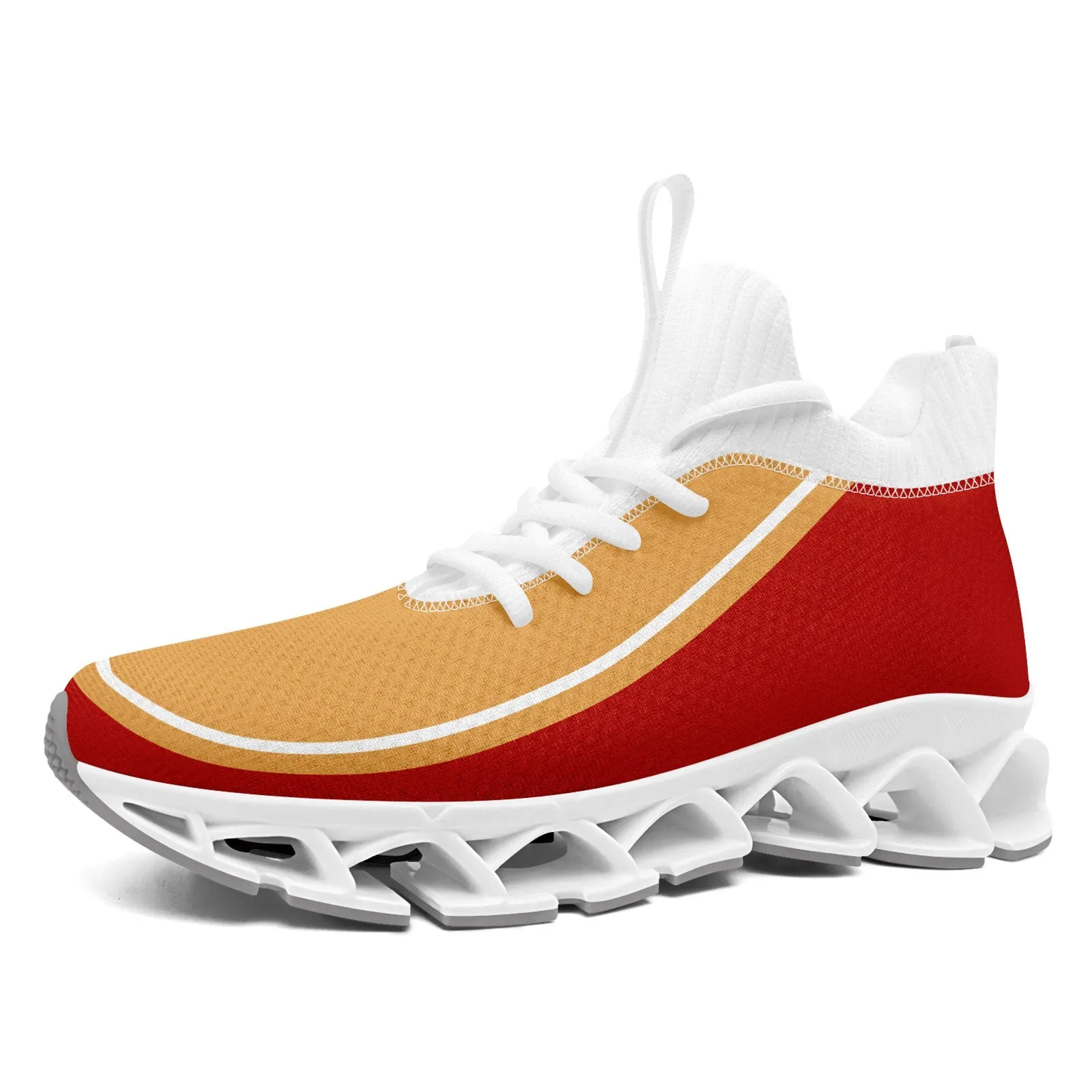 Corporate Gifts,Custom Red Yellow Maxsoul Shoes Personalized Sneaker FN030XD-D020388-11