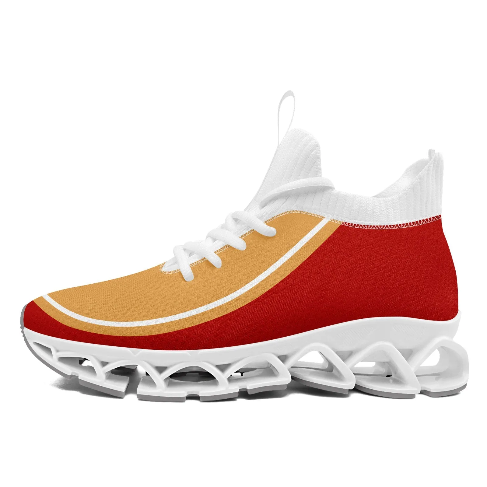 Corporate Gifts,Custom Red Yellow Maxsoul Shoes Personalized Sneaker FN030XD-D020388-11